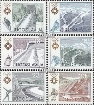 Produktbild von Briefmarken Jugoslawien 1983 Mi 2007-2012 (kompl.Ausg.) postfrisch Olympische Winterspiele