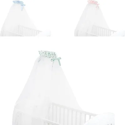 Produktbild von Kikkaboo Babybetthimmel Bear with me 200 x 500 cm, Baldachin, Insektenschutz grün