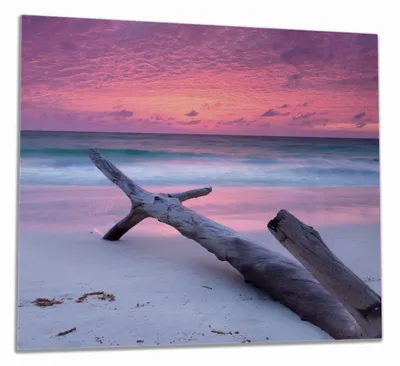 Produktbild von Wallario Herdabdeckplatte aus Glas, Größe 60 x 52 cm 1-teilig, Motiv Abendhimmel bei Sonnenuntergang