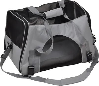 Obrázek produktu pro Přepravní taška pro psy a kočky 48 cm, šedá