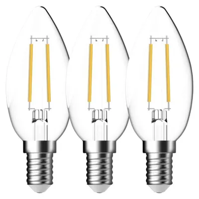 Zdjęcie produktu dla NORDLUX E14 C35 zestaw 3 szt. 2700 K 470 lm 5183001523