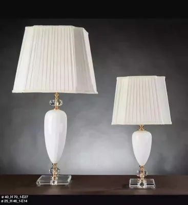 Image de Lampe de table de style Art déco, lampe de table, luminaire en cristal, lampes Lucia
