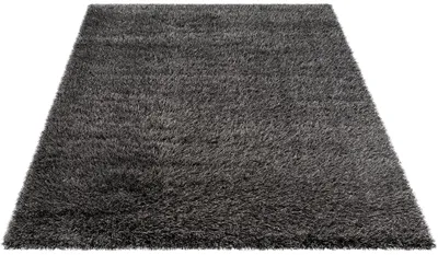 Produktbild von Hochflorteppich 160x220 cm THERON - schwarz