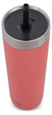 Produktbild von ContiGo! No-Spill Tumbler, Tägliche Nutzung, 720 ml, Straw lid, Edelstahl, Koralle, Mann/Frau