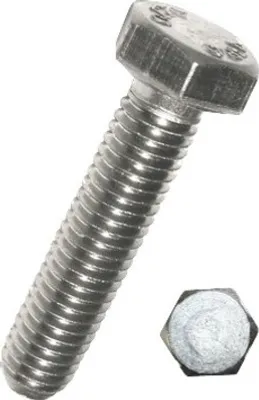 Produktbild von Sechskantschraube 8.8 Vollgewinde DIN 933 Stahl verzinkt M8 x 100 mm