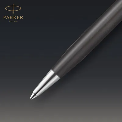 Zdjęcie produktu dla PARKER Kugelschreiber Sonnet Prem. Metal & Grey P.G.C. sw M Geschenkbox