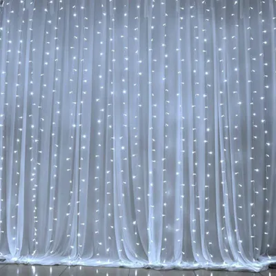 Produktbild von Jopassy 30M 300 LED Lichterkette Kaltweiß 8 Lichtmodi Party Garten Innen Deko Weihnachtsbeleuchtung IP44