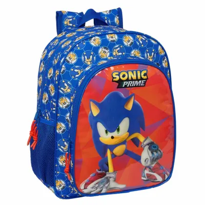 Obrázek produktu pro Školní batoh Sonic Prime Blue 32 x 38 x 12 cm