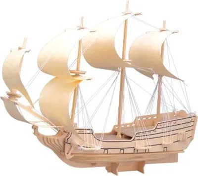 Obrázek produktu pro WOODEN TOY , WCK 3D puzzle Válečná loď - plachetnice Orel 3D