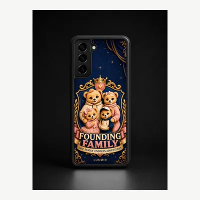 Produktbild von Samsung S21 Plus Hülle Handyhülle Schutzhülle Case mit Familie Motiv – LUNØIR ©