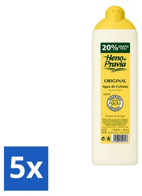 Produktbild von 5 x Heno de Pravia Cologne Original - 780 ml - Vorteilspackung - 5 Stücke