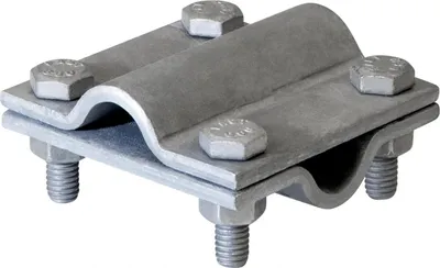 Produktbild von Obermoser Kreuzverbinder, Stahl, feuerverzinkt, 52x52x3 mm, rund/rund, 1 Stk.