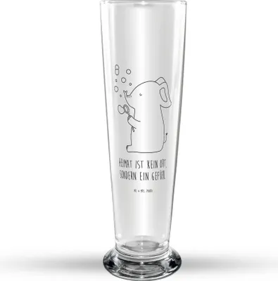 Produktbild von Mr. & Mrs. Panda Bierglas Elefant Seifenblasen - Transparent - Geschenk, Liebesspruch, Glasbecher, Heimat, Elefanten, Liebe, Bier Glas, Lustige Sprüche, Trinkglas