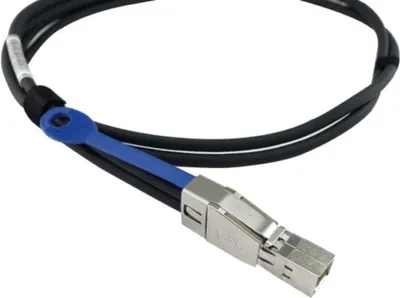 Produktbild von BlueLAN MiniSAS HD Kabel SFF-8644 5 Meter (BL464601N5M30-BL)
