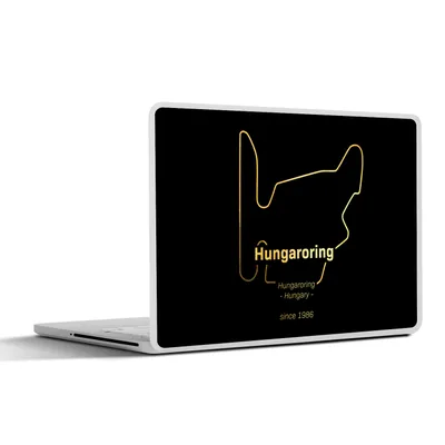 Produktbild von MuchoWow® Laptop Aufkleber Sticker Cover Hungaroring - F1 - Rennstrecke 32.5x23.5 cm - Sticker für Laptop - Selbstklebend