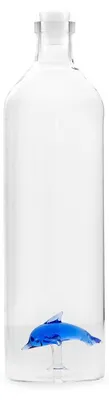 Wasserkaraffe mit Delfin, 1,2 l, Borosilikatglas