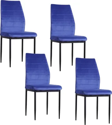 Produktbild von Stuhl Madison Velvet Blau