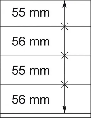 Produktbild von Lindner 802420P T-Blanko-Blätter - 10er-Packung