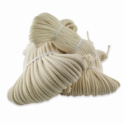 Zdjęcie produktu dla Knot okrągły 2mm 10m taśma knot do lamp naftowych knot do latarni 100% bawełna