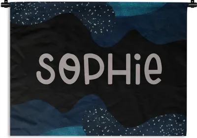 Produktbild von MuchoWow® Wandteppich Wandbehang Sophie - Pastell - Mädchen 150x112 cm Tapisserie Dekoration Wandtuch - Wanddecke - Wandteppiche