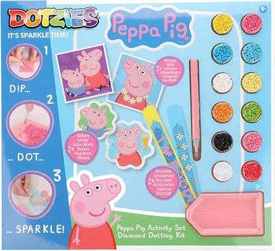 Produktbild von Dotzies by Diamond Dotz Set Peppa Pig