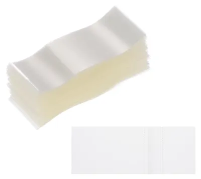 PVC Schrumpfschläuche 86x33 mm, 500 Stück, transparent