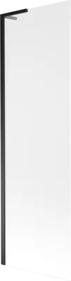 Immagine prodotto di Mexen Next L paratia per vasca da bagno a 1 anta 60 x 150 cm, satinato, nero - 895-060-000-03-30-70