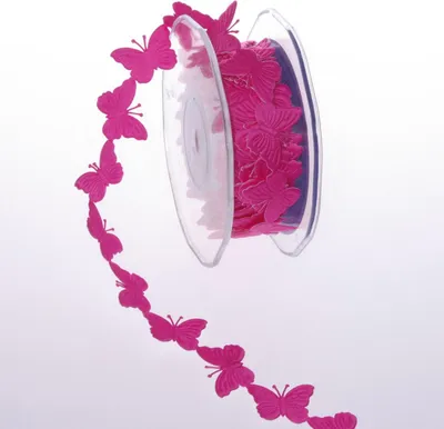 Produktbild von Schmetterlinge SeKleBo® - Pink - 30mm - 10m - 89116-30-10-39