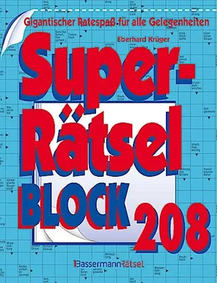 Immagine prodotto di Superrätselblock 208 (5 Exemplare à 4,99 EUR)