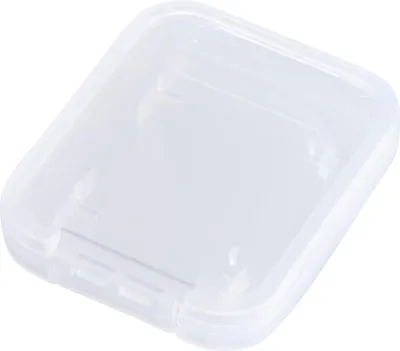 Zdjęcie produktu dla Hama 00095989, MMC, SD, 1 kart(y), Polipropylen (PP), Przezroczysty, Odporny na wstrząsy, 40 mm