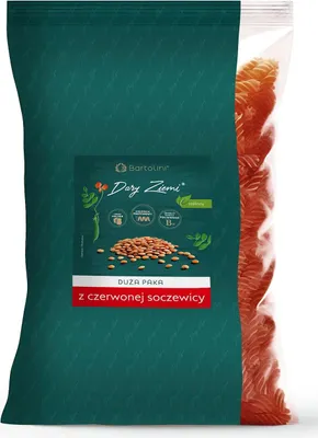 MAKARON PROTEINOWY (Z SOCZEWICY CZERWONEJ) ŚWIDERKI 1 kg - BARTOLINI