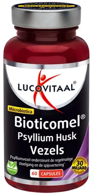 Produktbild von Bioticomel Psylliumschalen-Ballaststoffe 60 Kapseln
