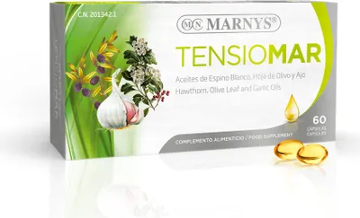 Produktbild von MARNYS® Tensiomar – Natürliche Unterstützung für die Gesundheit von Herz und Blutgefäßen, 60 Kapseln