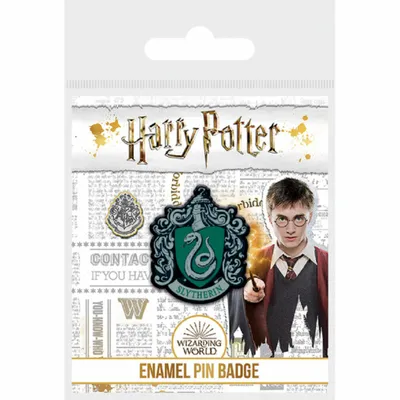 Obrázok produktu pre Smaltovaný odznak, Harry Potter - Zmijozel