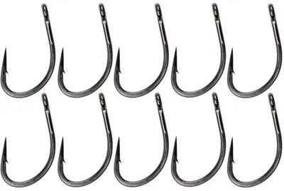 Produktbild von Fox Carp Hooks Curve Shank Short - 10 Karpfenhaken, Größe:6