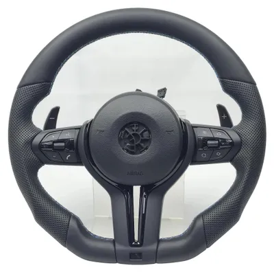 Obrázek produktu pro Volant, kožený potah, kompatibilní s i modely automobilů, E60 s airbagem