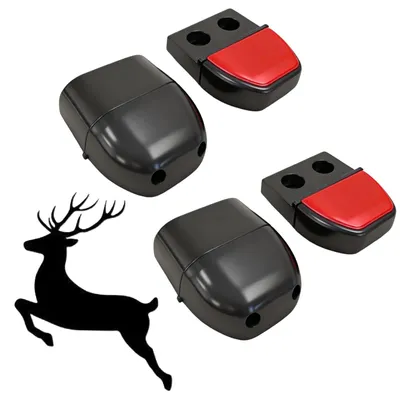 Productafbeelding van Led-lampenkap - 4 stuks - ABS - Zwart