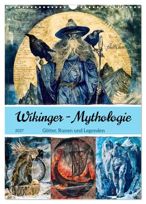Productafbeelding van Vikings - Mythologie - Goden, runen en legendes (wandkalender 2027, formaat DIN A3), CALVENDO maandkalender