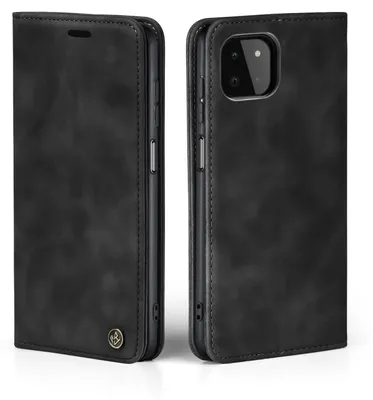 Produktbild von Handy Hülle für Samsung Galaxy A22 5G Klapphülle Bookcase Flip Cover Handy Tasche Etui Farbe: Schwarz