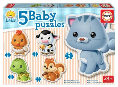 Image de Educa Borras Baby puzzles les animaux commun