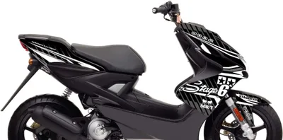 Produktbild von Stage6 White Deco Grafikset für Yamaha Aerox bis 2013