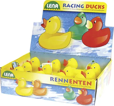 Produktbild von Racing Ducks 6cm, 12Stück