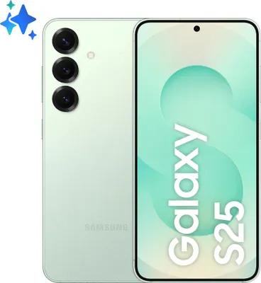 Produktbild von Samsung Galaxy S25 Smartphone AI, Display 6.2'' FHD+ Dynamic AMOLED 2X, Fotokamera 50MP, RAM 12GB, 256GB, 4.000 mAh, Mint