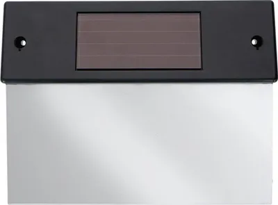 Produktbild von Grundig Hausnummernschild mit LED Beleuchtung Solarbetrieben - Wandmontage - Inkl. Schrauben - Schwarz/Transparent