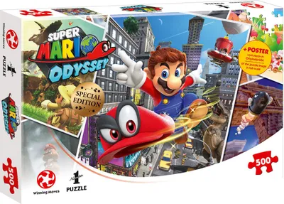 Zdjęcie produktu dla Puzzle Super Mario Odyssey World Traveler 500 Teile 48 x 34 cm