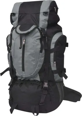 Image de Sac à dos de randonnée XXL 75 L noir et gris