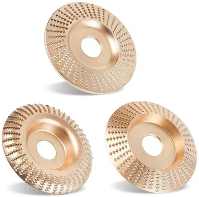 Produktbild von Set aus 3 Holzbearbeitungsscheiben für Handkreissägen von 4 oder 4 1/2 Zoll mit 5/8 Zoll Anschlag, Holzsägescheibe, Scheiben für das Auf- und Abfeinbearbeiten