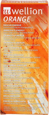 Obrázek produktu pro Wellion Orange invertní cukrový sirup v sáčku 10X13 ml
