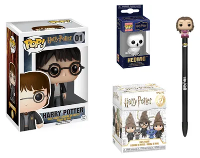 Obrázok produktu pre Sada štyroch vinyl figúrok Harryho Pottera POP!, Black Friday edícia, výška 9 cm