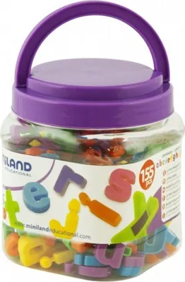 Immagine prodotto di Lettere magnetiche piccole Miniland 155 pezzi